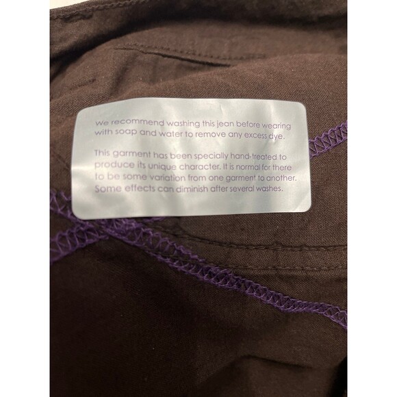 NYDJ Marilyn Straight Jeans Brown Size 14 New Without Tags - Picture 7 of 12